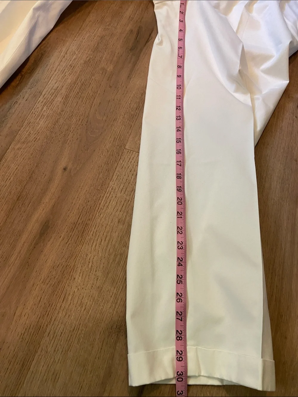 Brooks Brothers Lightweight Chino Pants Men's 38X30 White Preppy Old Money